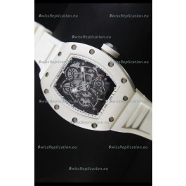 Richard Mille RM055 Bubba Watson Swiss Replica Watch in White