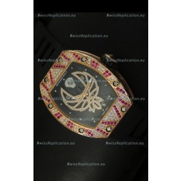 Richard Mille RM051 Tourbillon Swiss Watch in Pink Gold Case
