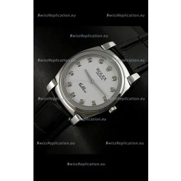 Rolex Cellini Japanese Replica Watch with Diamond Hour Markers