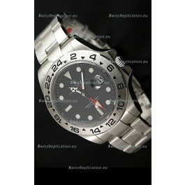 Rolex Explorer II Swiss Replica Automatic Black Steel Watch 43MM