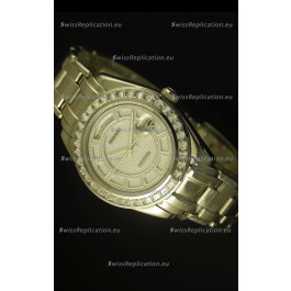 Rolex Day Date Swiss Watch in Stainless Steel Case 
