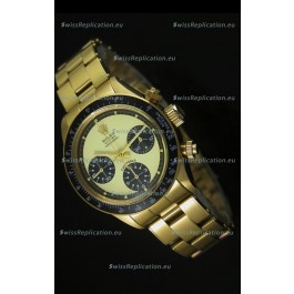 Rolex Daytona 6263 Cosmograph White Dial in Gold Case