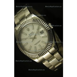 Rolex Datejust Swiss Watch in White Dial - 2836-2 ETA 