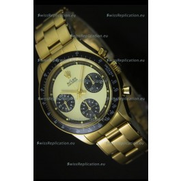 Rolex Daytona 6263 Cosmograph Gold Dial in Gold Case