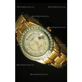 Rolex Day Date Swiss Watch in Yellow Gold Case