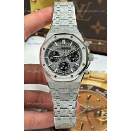 Audemars Piguet Royal Oak Chronograph 26240BC Frosted Grey Dial Super Clone Watch 