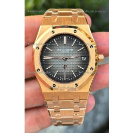 Audemars Piguet Royal Oak Super Clone Jumbo Sunburst Grey Dial Watch 