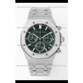 Audemars Piguet Super Clone Royal Oak Chronograph 26240 - 904L Steel in Green Dial 41MM