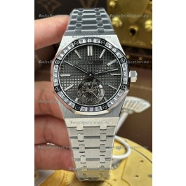 Audemars Piguet Super Clone Royal Oak Flying Tourbillon 41mm Grey Dial Watch 