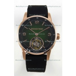 Audemars Piguet CODE 11.59 29396 Rose Gold Green Aventurine Enamel Super Clone Watch 