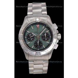 Breitling Super Clone Avenger B01 Chronograph Green Dial Watch 