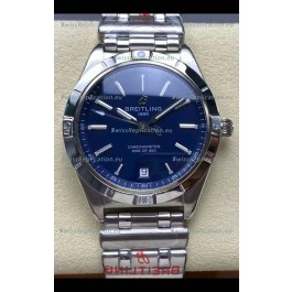 Breitling Chronomat Automatic GMT 40 Blue Dial 1:1 Mirror Swiss Replica Watch