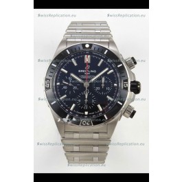 Breitling Chronomat Super Clone B01 42 Edition Swiss 904L Steel Watch Black Dial 