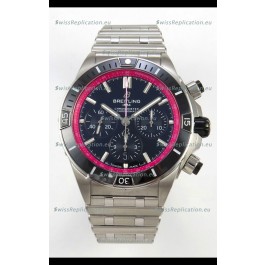 Breitling Chronomat Super Clone B01 42 Edition Swiss 904L Steel Watch Black/Red Dial 