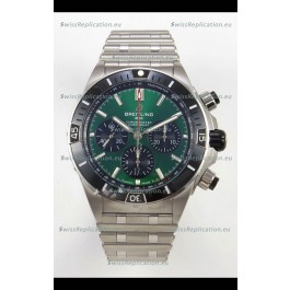 Breitling Chronomat Super Clone B01 42 Edition Swiss 904L Steel Watch Green Dial
