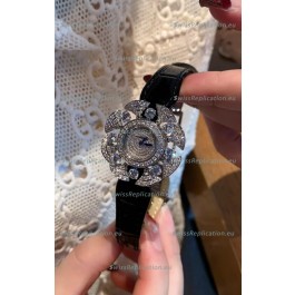 Bvlgari Divas's Dream Edition Watch in Steel Casing - Diamonds Paved Dial Swiss Replica