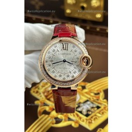 Ballon De Cartier Swiss Quartz 1:1 Mirror Quality 33MM in Rose Gold 