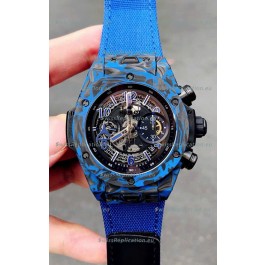 Hublot Big Bang Unico Blue Carbon Las Vegas Boutique Edition Swiss Replica Watch