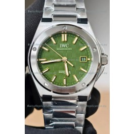 IWC Super Clone Ingenieur IW3289 Green Dial Swiss Replica Watch 