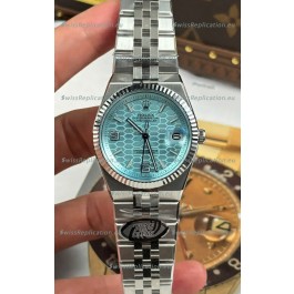 Rolex Land-Dweller 127236 Ice Blue Honeycomb 36MM Swiss Replica Watch 