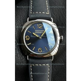 Panerai Super Clone Radiomir PAM1383 Swiss Replica Watch - 45MM Blue Dial 