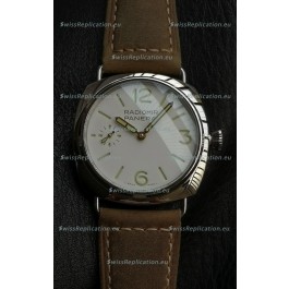 Panerai Super Clone Radiomir PAM1384 Swiss Replica Watch - 45MM White Dial 