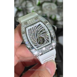 Richard Mille RM51-02 Stainless Steel Casing Watch in Mossanites Automatic Movement