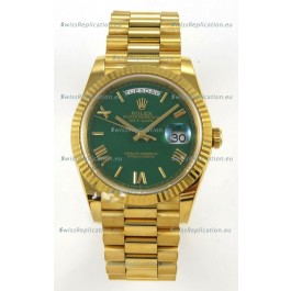 Rolex Day Date Super Clone Green Dial 40MM 220 Grams Swiss Replica watch 