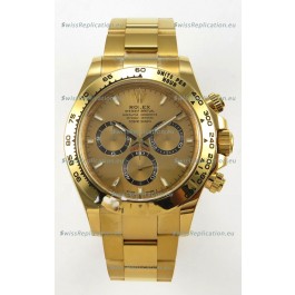 Rolex Daytona Super Clone 116508 Yellow Gold - Gold Dial Original Cal.4131 Movement