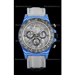 Rolex Daytona DiW Piece Unique Blue Dial Edition Watch - Lightweight Forged Cabon Casing