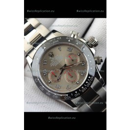 Rolex Daytona Japanese Movement Replica Watch in Grey Dial - Ceramic Bezel 
