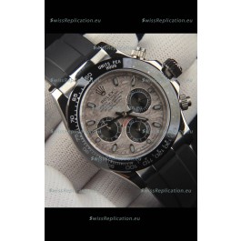 Rolex Daytona Japanese Movement Steel Casing Replica Watch in Meteorite Pattern Dial