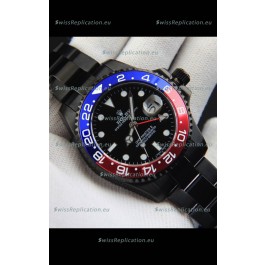 Rolex GMT Masters II Japanese Movement Replica Watch in PVD Casing 
