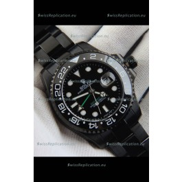 Rolex GMT Masters II Japanese Movement Replica Watch in PVD Casing 