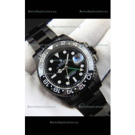 Rolex GMT Masters II Japanese Movement Replica Watch in PVD Casing 