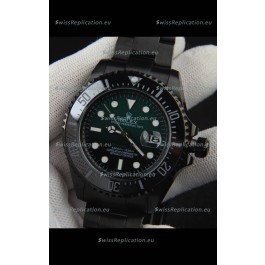 Rolex Sea Dweller Japanese Movement Replica Watch Green Dial 43MM