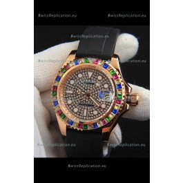 Rolex Yachtmaster Everrose Gold Japanese Replica Watch - 40MM