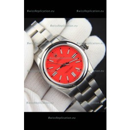 Rolex Oyster Perpetual Japanese Movement Replica Watch 36MM - Red Dial