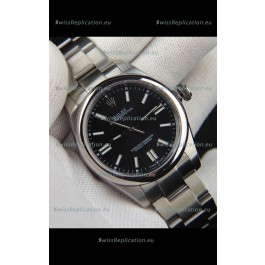 Rolex Oyster Perpetual Japanese Movement Replica Watch 41MM - Black Dial