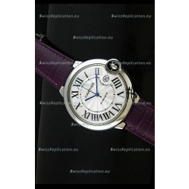 Cartier Ballon de Swiss Replica Automatic Watch in White Dial
