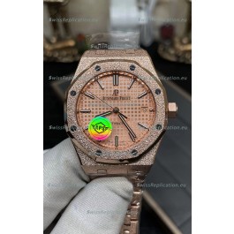 Audemars Piguet Royal Oak 37MM Frosted Casing Watch in 3120 Movement - 1:1 Mirror Replica