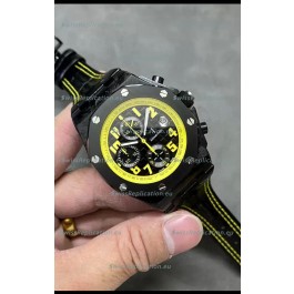 Audemars Piguet Royal Oak Offshore Bumble Bee Chronograph Black Dial - Forged Carbon Casing