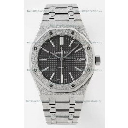 Audemars Piguet Royal Oak 15410BC 41MM Grey Dial 904L Steel CALIBRE 3120 Movement 1:1 Mirror Replica