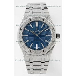 Audemars Piguet Royal Oak 15410BC 41MM Blue Dial 904L Steel CALIBRE 3120 Movement 1:1 Mirror Replica