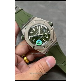 Audemars Piguet Royal Oak 1:1 Ultimate Swiss Replica Watch Green Dial Cal.3120 Movement