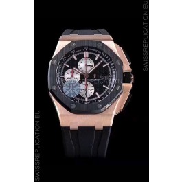 Audemars Piguet Royal Oak Offshore 44MM Pink Gold 1:1 Mirror 904L Steel Watch