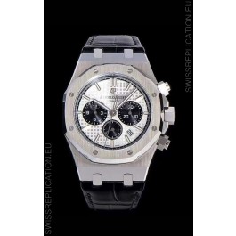 Audemars Piguet Royal Oak Chronograph White Dial 904L Steel 1:1 Mirror Replica