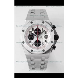 Audemars Piguet Royal Oak Offshore PANDA Chronograph 1:1 Mirror Replica Watch - 904L Steel