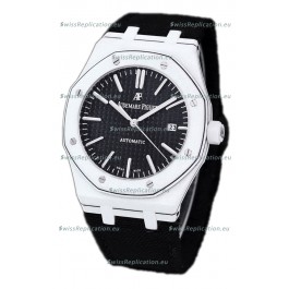 Audemars Piguet Royal Oak Ref.15400 Forged Carbon Casing Watch Black Dial in 1:1 Mirror Replica