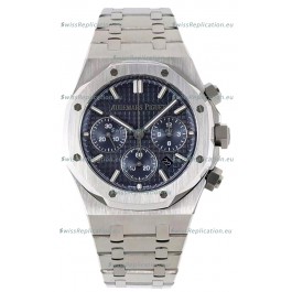 Audemars Piguet Royal Oak Chronograph 1:1 Mirror Replica - 904L Steel in Blue Dial 41MM